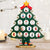Crafty Pine™ | DIY Houten Mini Kerstboom Set met Feestelijke Ornamenten