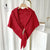 Fine Knitted Scarf™ | Driehoekige modesjaal voor vrouwen