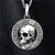 Dashing Skull Necklace™ | Titanium stalen schedel ketting