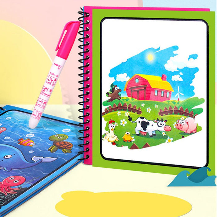 Splash Color Book™ | Magisch waterkleurboek voor kinderen