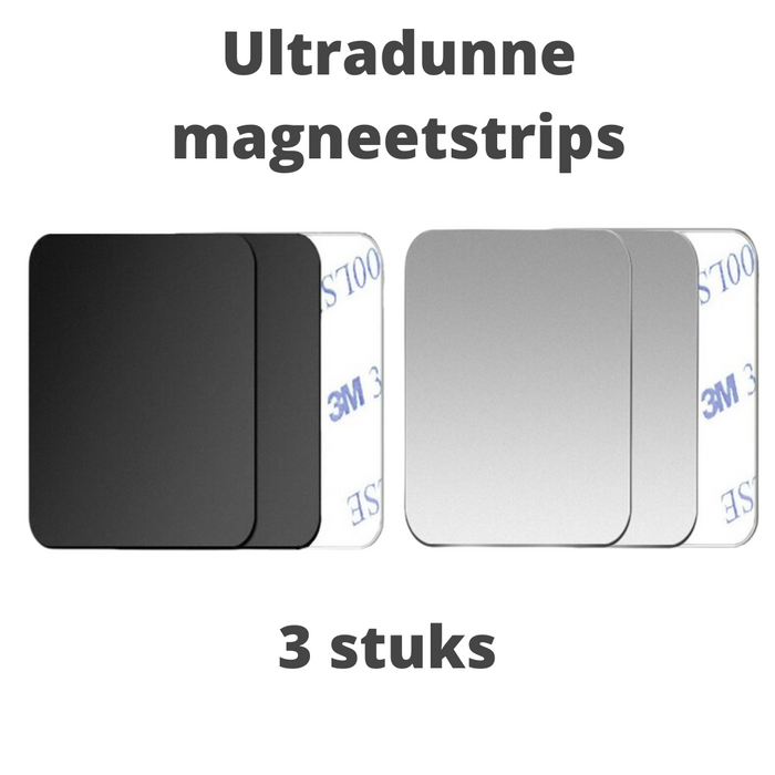 Ultradunne plakstrip voor 360° magnetische telefoonhouder | 3 stuks - Sorandi.nl