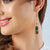 Vintage Emerald Earrings™ | Unieke Bergkristallen Oorbellen
